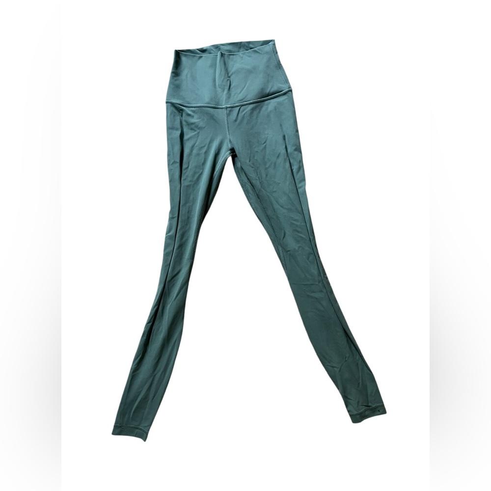Lululemon Align High-Rise HR Pant 28" Women's 2 Teal Full Length Run Yoga✅